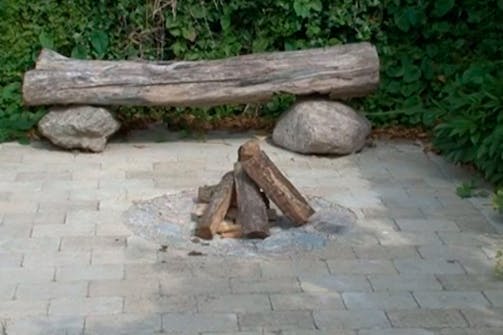 Bålsted i haven: Bålplads af marksten Inspiration til bålsted i haven: Bålplads af marksten